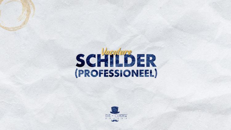 Vacature: Professioneel Schilder Vacature: Professioneel Schilder